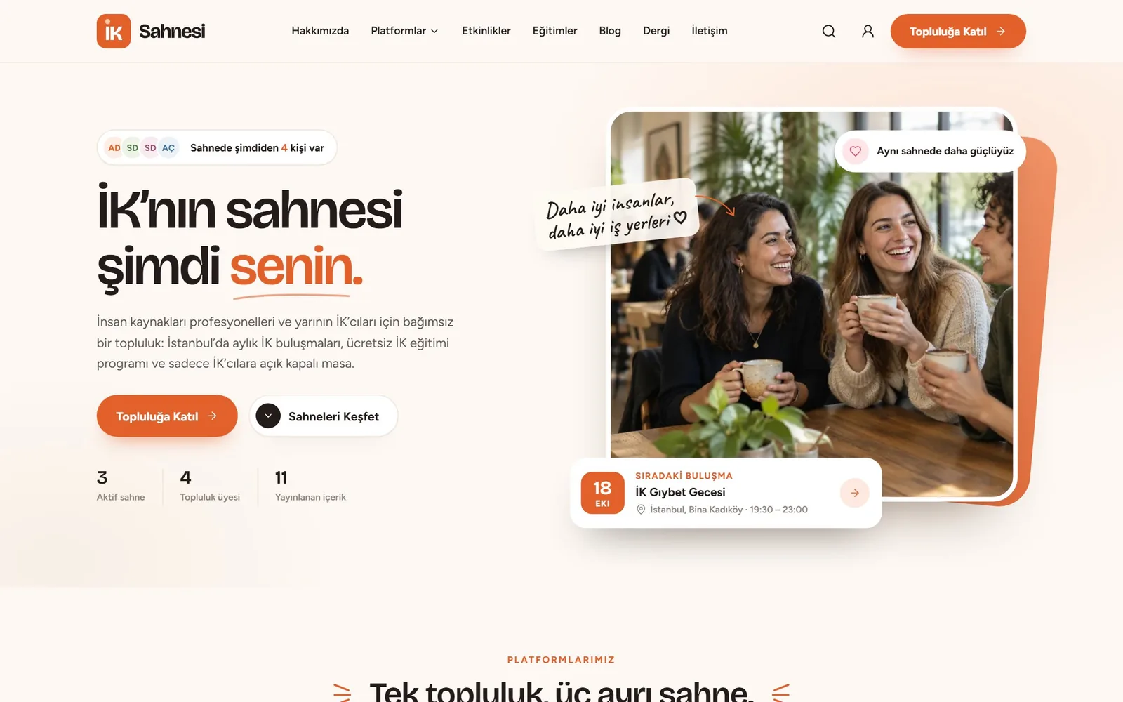 İK Sahnesi