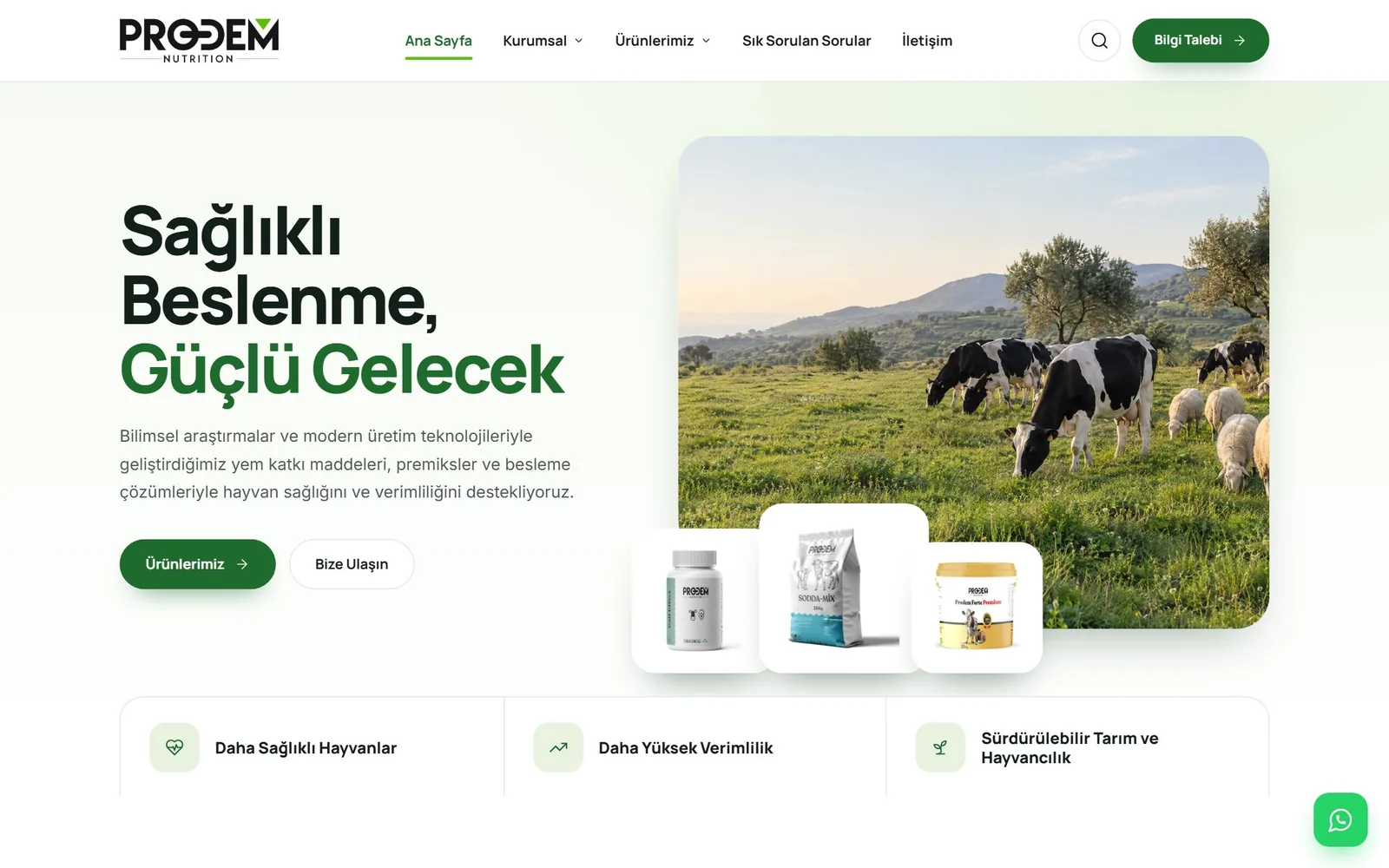 Prodem Nutrition ekran 1