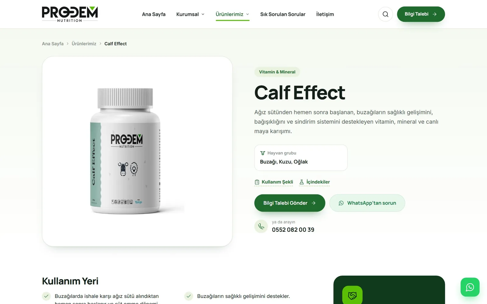 Prodem Nutrition ekran 2