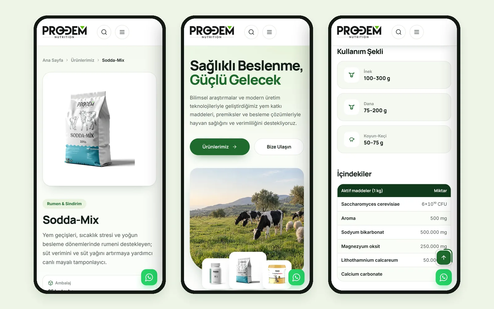 Prodem Nutrition ekran 6