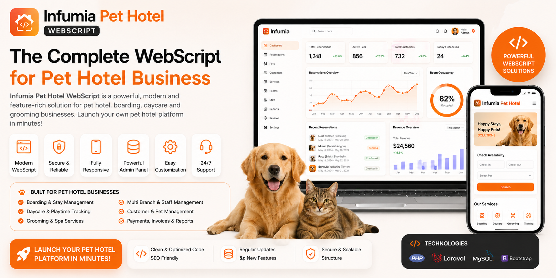 Pet Oteli Website Yazılımı — cover image