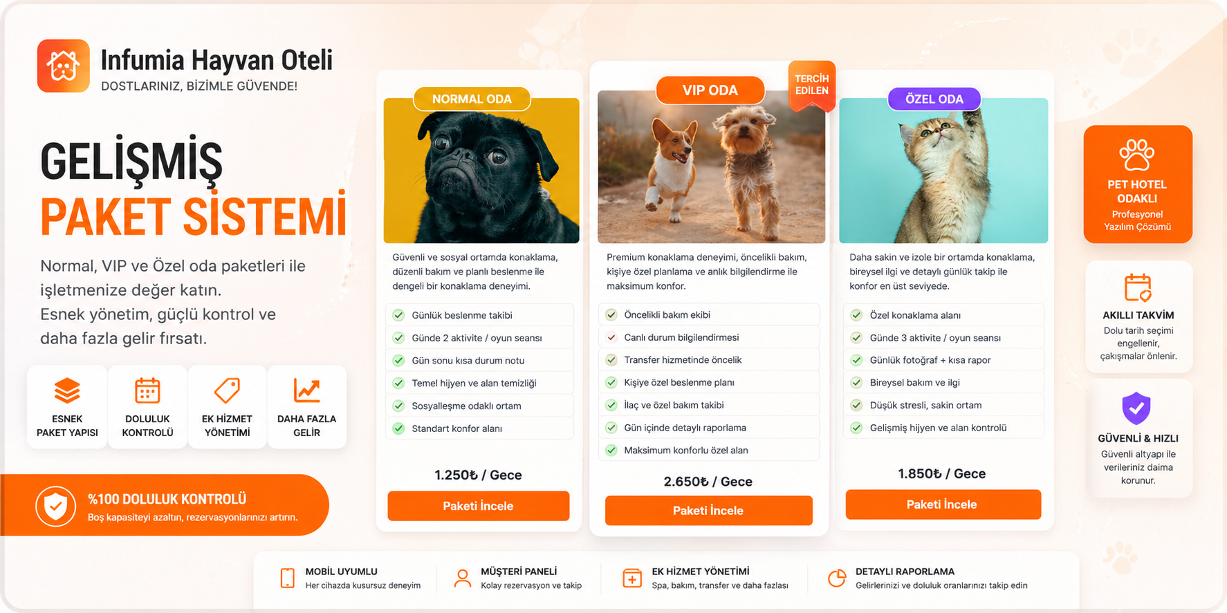 Pet Oteli Website Yazılımı — görsel 2