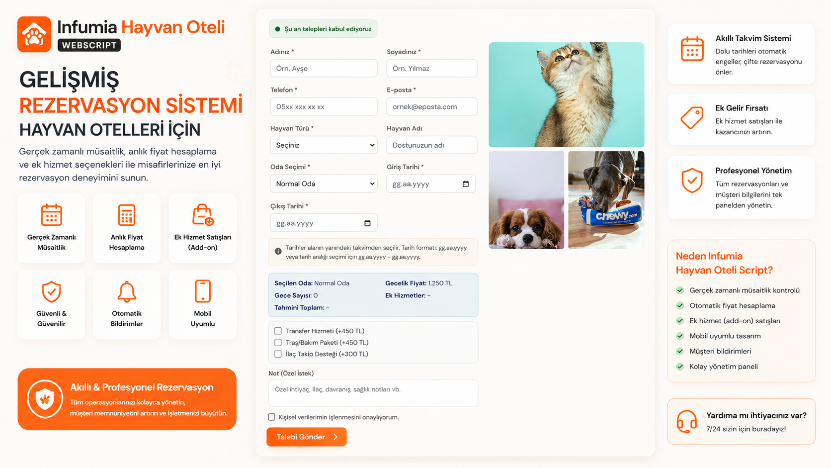 Pet Oteli Website Yazılımı — görsel 4